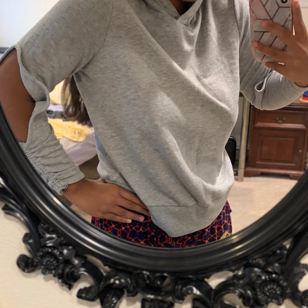 Gray sweater
